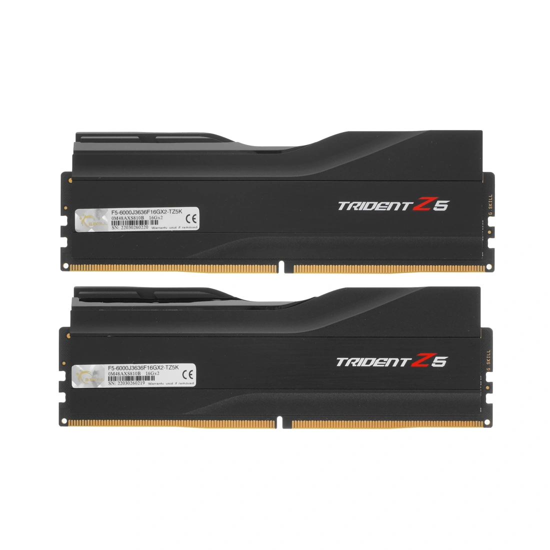 Комплект модулей памяти G.Skill TRIDENT Z5 F5-6000J3636F16GX2-TZ5K DDR5 32GB (Kit 2x16GB) 6000MHz F5-6000J3636F16GX2-TZ5K - фото 5