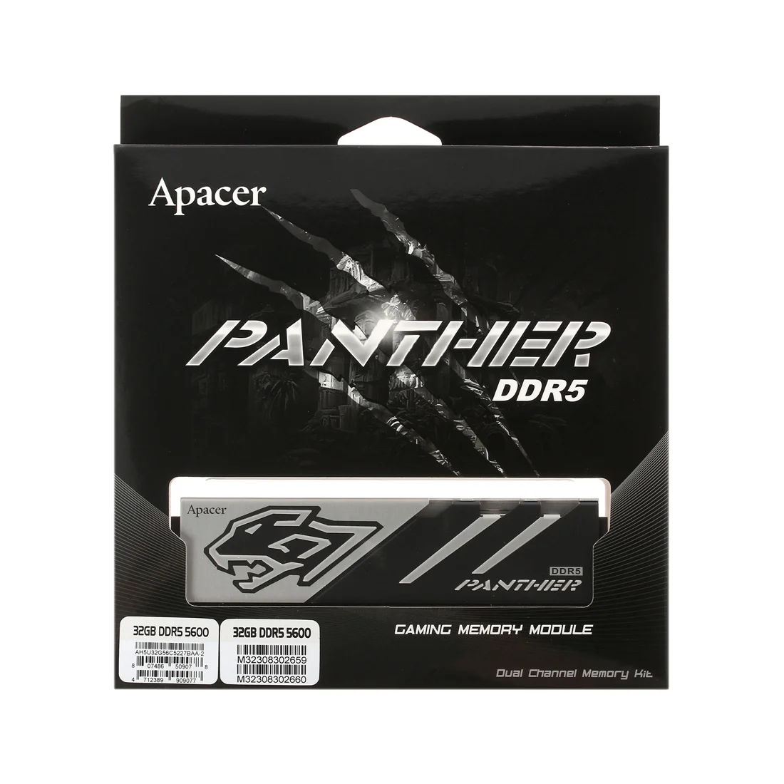Комплект модулей памяти Apacer Panther AH5U32G56C5227BAA-2 32GB (Kit 2x16GB) 5600MHz AH5U32G56C5227BAA-2 - фото 4