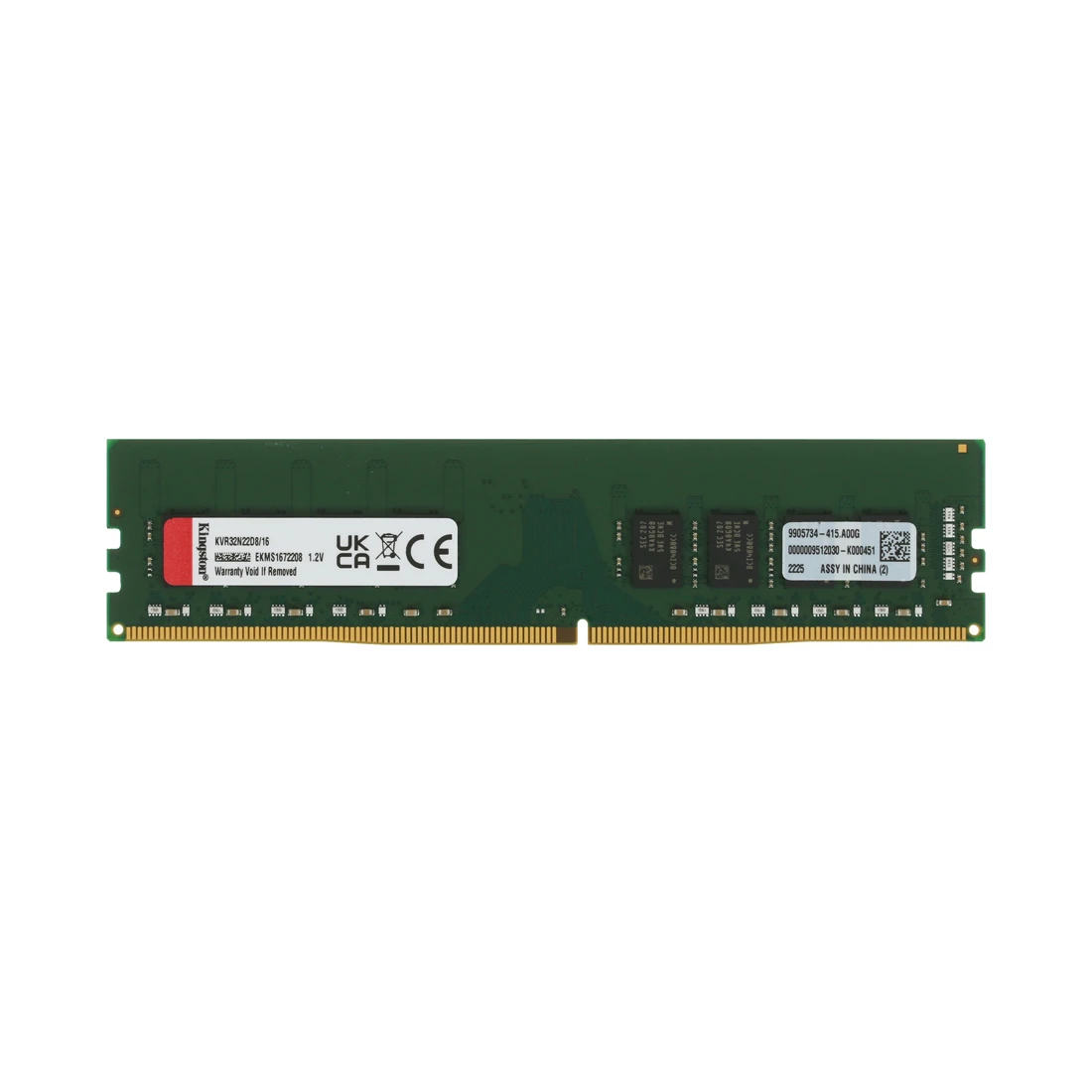 Модуль памяти Kingston KVR32N22D8/16WP DDR4 16GB 3200MHz 