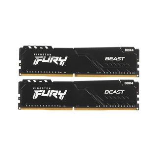 Комплект модулей памяти Kingston FURY Beast KF432C16BB1K2/32WP DDR4 32GB (Kit 2x16GB) 3200MHz Чёрный 