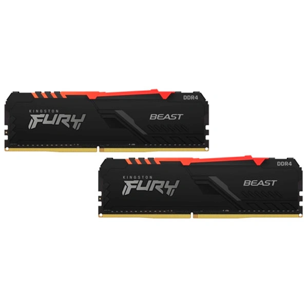 Оперативная память Kingston FURY Beast RGB KF436C17BBAK2/16 DDR4 16GB (Kit 2x8GB) 3600MHz