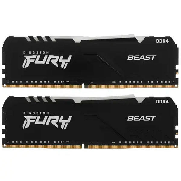 Оперативная память Kingston FURY Beast RGB KF436C17BBAK2/16 DDR4 16GB (Kit 2x8GB) 3600MHz - фото 4