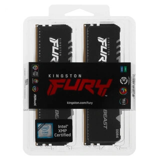 Оперативная память Kingston FURY Beast RGB KF436C17BBAK2/16 DDR4 16GB (Kit 2x8GB) 3600MHz