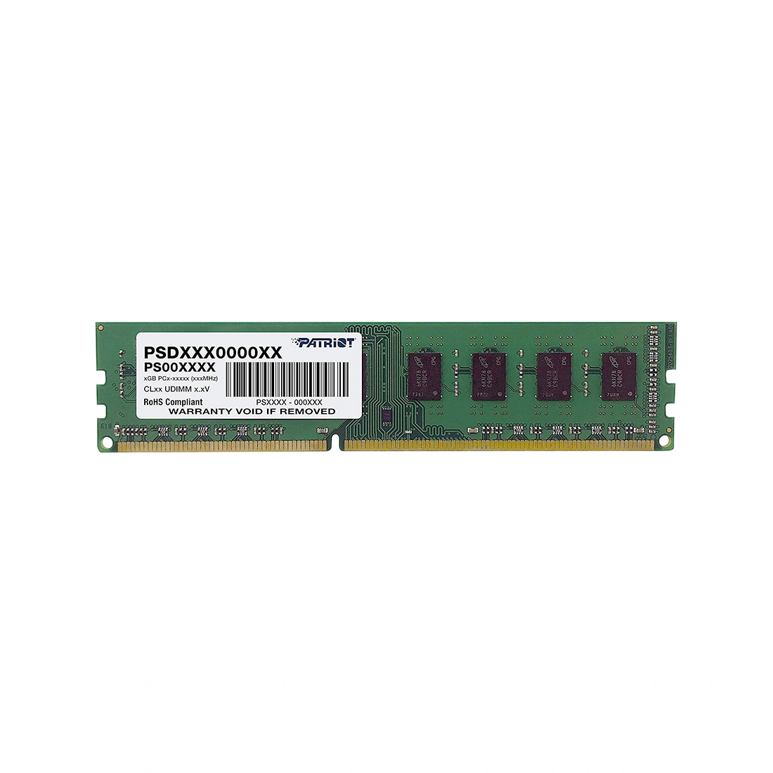 Модуль памяти Patriot Signature PSD34G16002 DDR3 4GB 1600MHz 