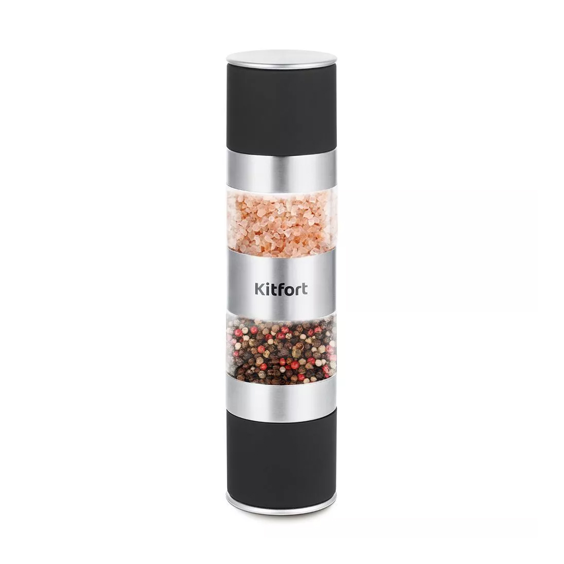 Электрическая мельница для соли и перца Kitfort КТ-6008-1 черный 