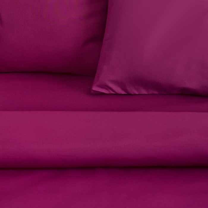 Постельное бельё дуэт "Экономь и Я" Фиолетовый 143х215 см-2шт, 220х240 см, 50х70 см-2шт, 80 г/м², полисатин 