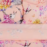 Постельное бельё 2сп Ночь Нежна «Журавли», цвет розовый, 175х215см, 180х220см, 70х70см — 2 шт  - фото 5