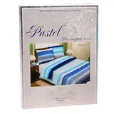 Постельное бельё евро"Pastel: Лазурный", цвет голубой, 200х217, 220х240, 70х70см - 2 шт 