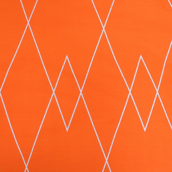 Постельное бельё евро Этель Люкс «Апельсин» 200×220 см, 220×240 см, 50×70 + 5 см - 2 шт, сатин, 100% хл, 130 г/м² 