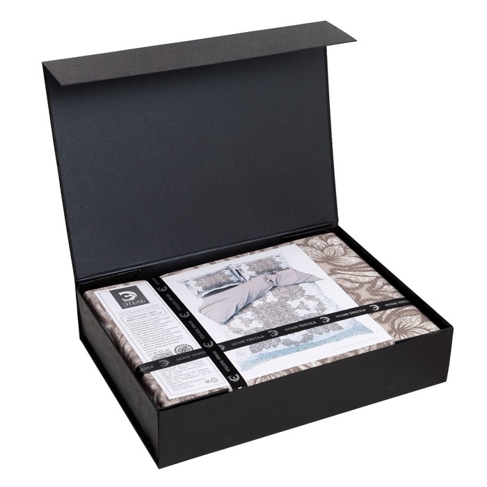 Постельное бельё «Этель», 2-сп., «Королевский вензель», 175 × 215 см, 200 × 220 см, 50 × 70 (+3) см, 2 шт., хлопок 100 %  - фото 11 | sulpak.kg Постельное бельё «Этель», 2-сп., «Королевский вензель», 175 × 215 см, 200 × 220 см, 50 × 70 (+3) см, 2 шт., хлопок 100 %  - фото 11