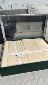 Комплект постельного белья Varol бежевый двуспальный 