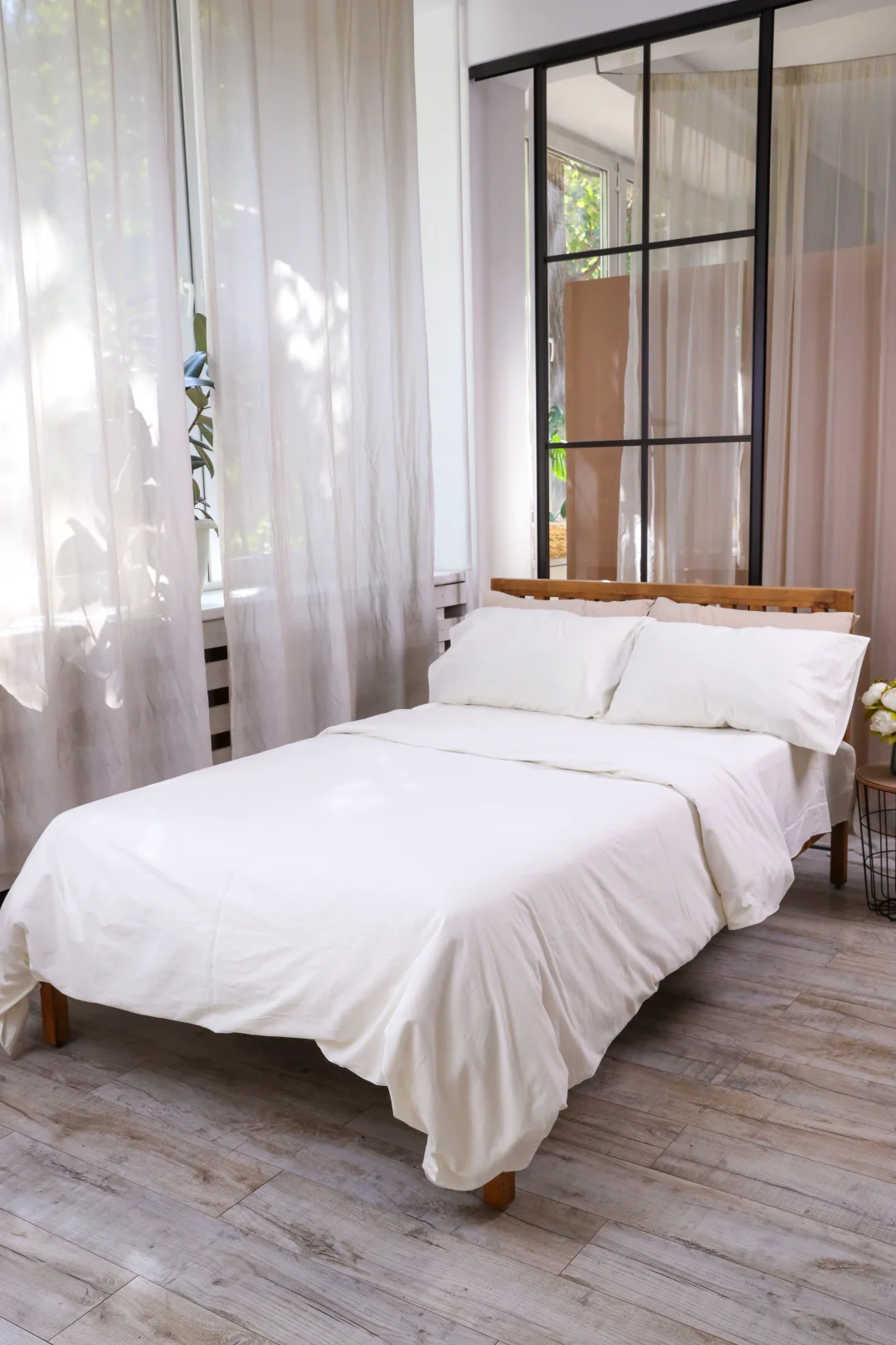Комплект постельного белья Soft Care молочный двуспальный  - фото 3