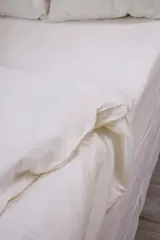 Комплект постельного белья Soft Care молочный двуспальный  - фото 4