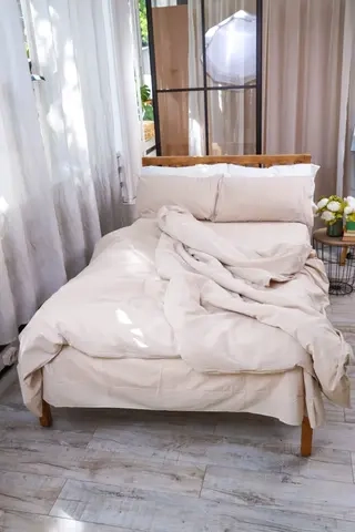 Комплект постельного белья Soft Care бежевый двуспальный 