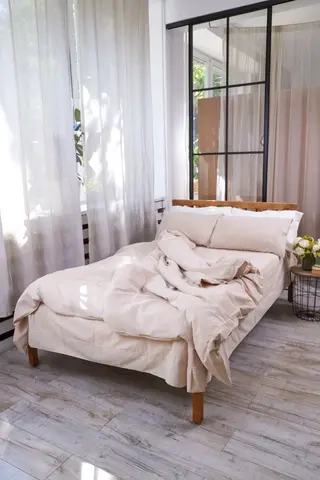 Комплект постельного белья Soft Care бежевый двуспальный 