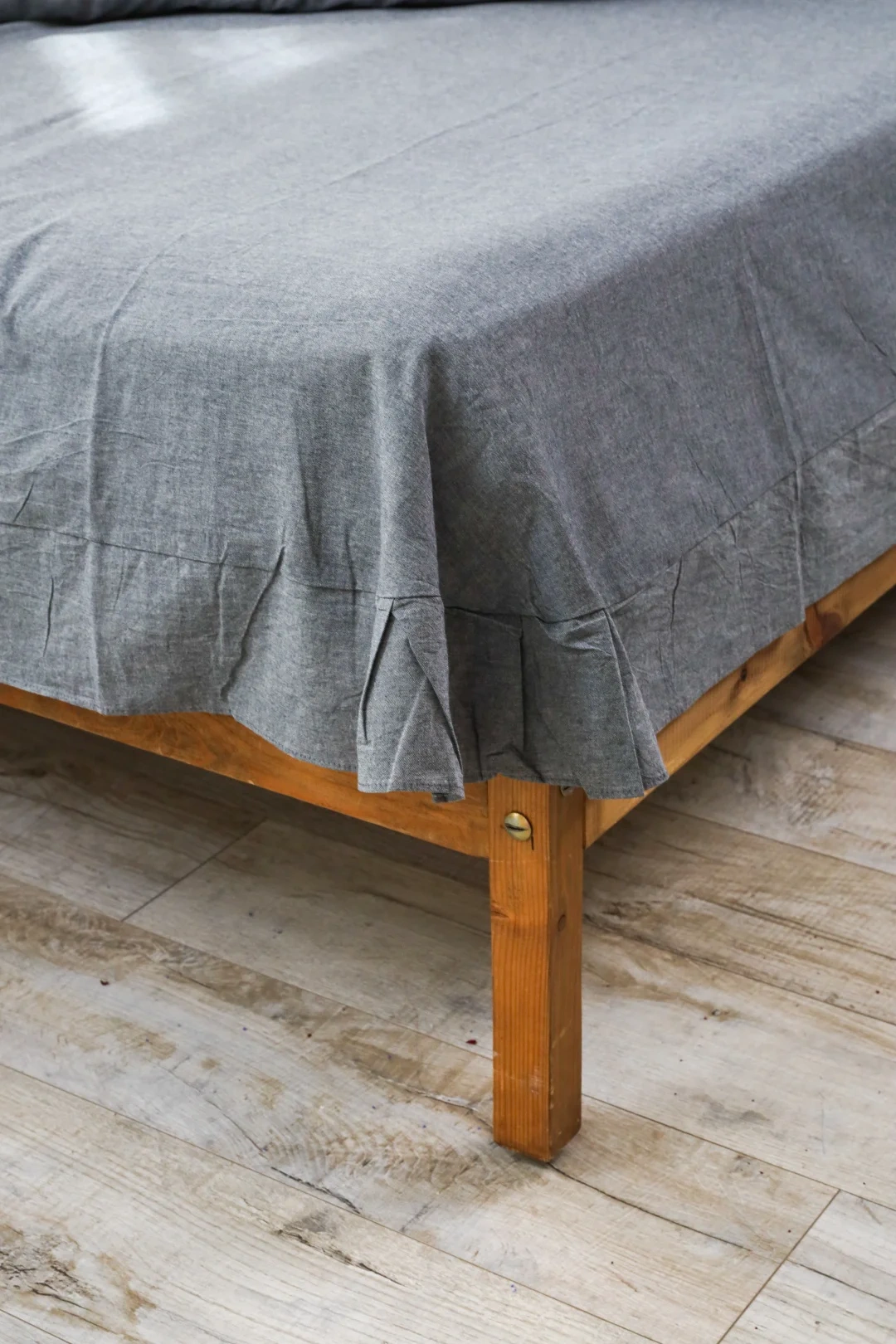 Комплект постельного белья Soft Care темно-серый двуспальный 