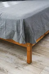 Комплект постельного белья Soft Care темно-серый двуспальный 