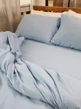 Комплект постельного белья Soft Care голубой  - фото 3