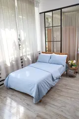 Комплект постельного белья Soft Care голубой  - фото 5