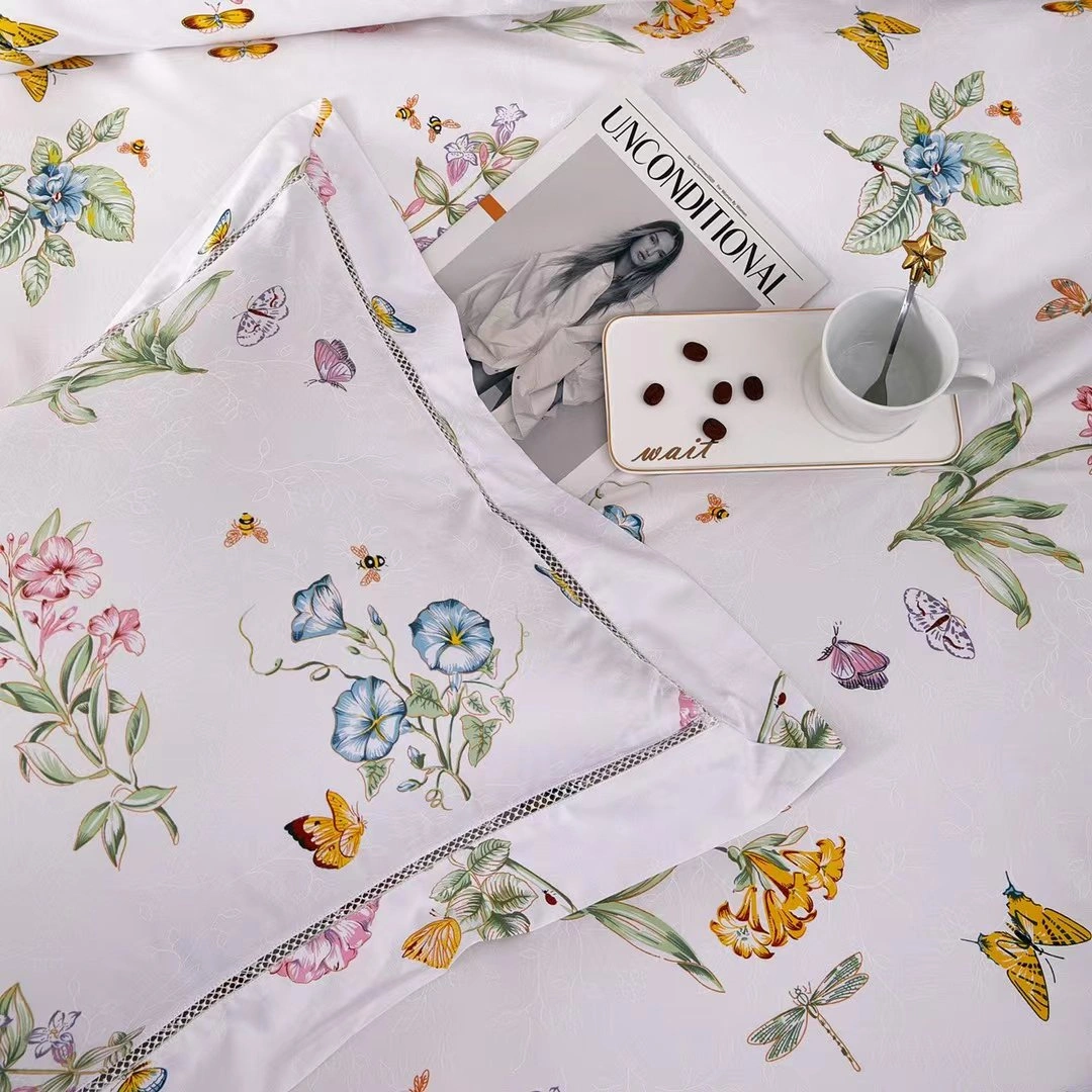 Семейный комплект постельного белья La Perla White 