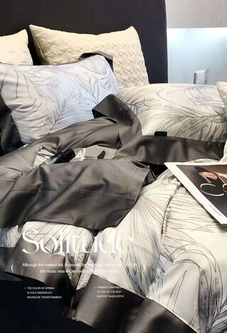 Комплект постельного белья Apollo Bedding Miashi Tencel Grey двуспальный 
