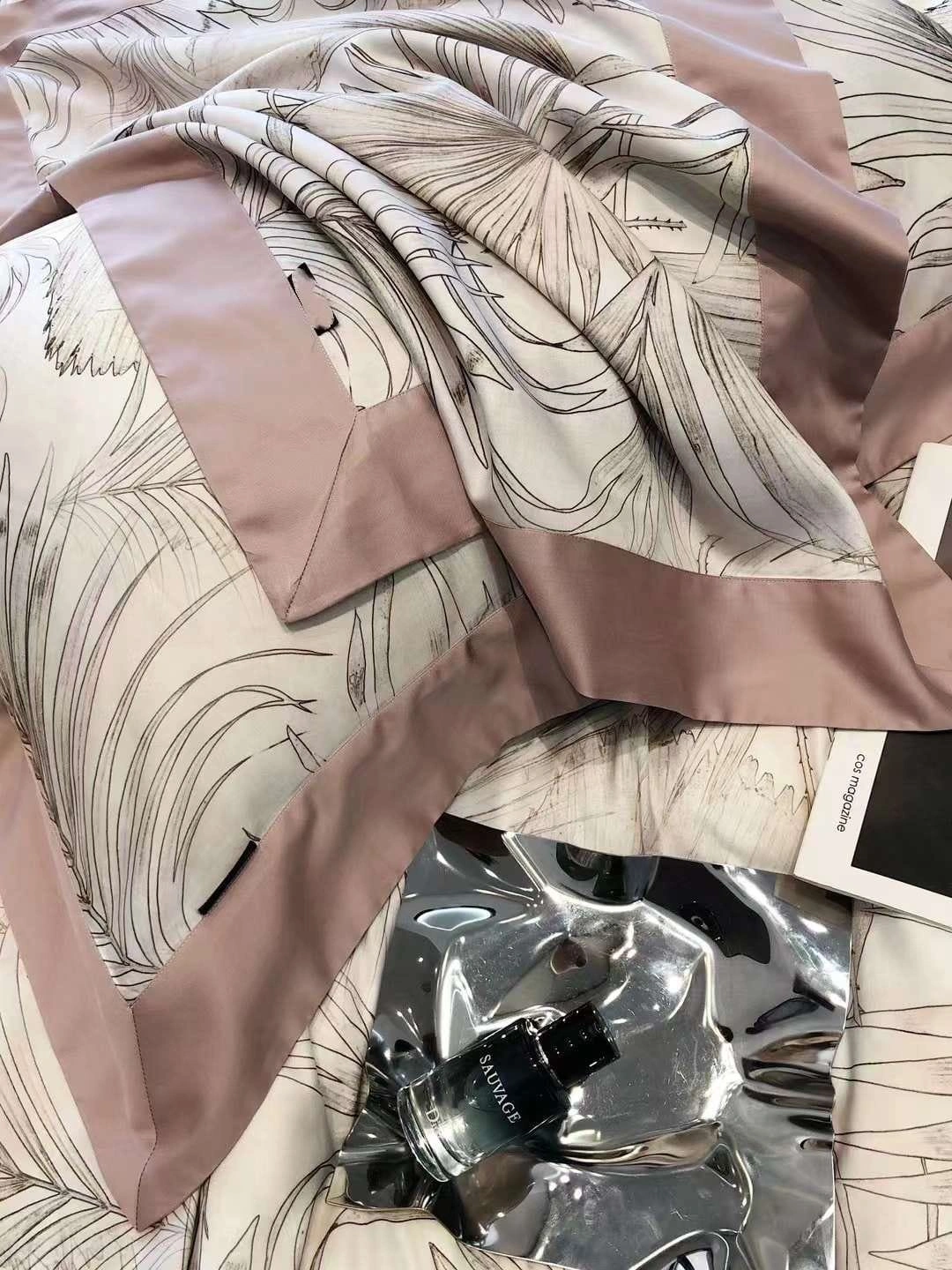 Комплект постельного белья Apollo Bedding Miashi Tencel Pink двуспальный 