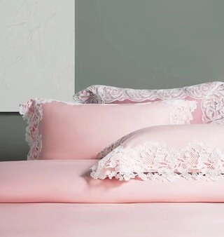 Комплект постельного белья Apollo Bedding King Size Pink 1014LPjjP 