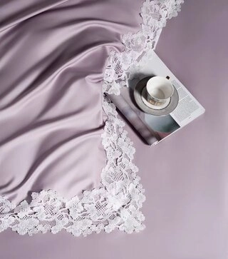Комплект постельного белья La Perla Blumarine Violet 1014LPjjVi 