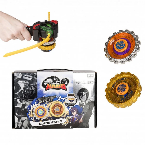 Игровой набор Infinity Nado Волчок Крэк, Glare Aspis - фото 5