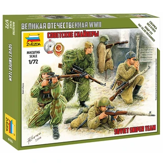 Игровой набор Звезда Советские снайперы 1:72