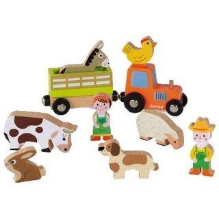 Игровой набор Janod J08577 Ферма с животными 3D