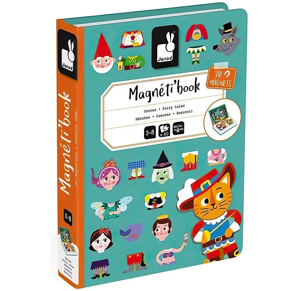 Игровой набор Janod J02588 Магнитная книга "Cказки"