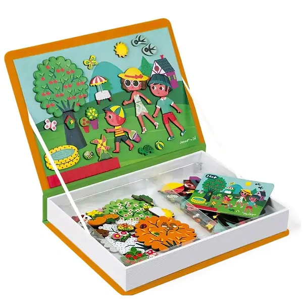 Janod ойын жинағы J02721 "4 маусым" магниттік кітабы - фото 3