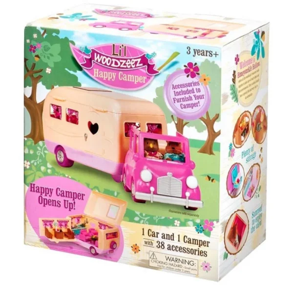 Игровой пластиковый набор Li`L Woodzeez 61166Z "Весёлый кемпинг"