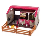 Игровой пластиковый набор Lori LO37053Z "Конюшня"