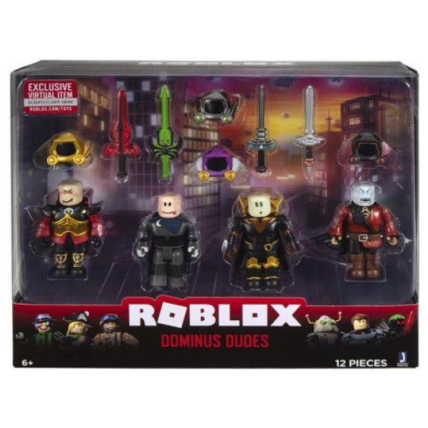 Игровой набор коллекционных фигурок Roblox ROB0306 Four Figure Pack Dominus Dudes W7