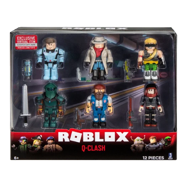 Игровой набор коллекционных фигурок Roblox ROB0307 Multipack Q-clash W7
