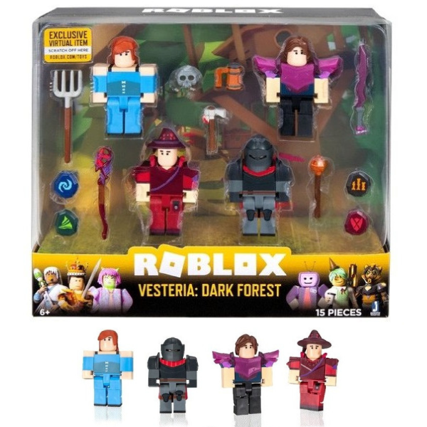 Игровой набор коллекционных фигурок Roblox ROG0165 Four Figure Pack Vesteria: Dark Forest W5