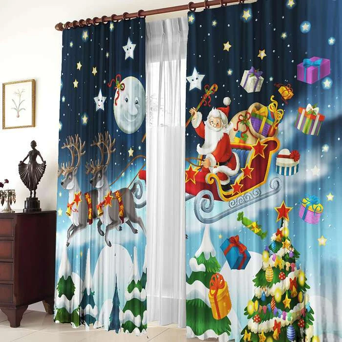 Шторы ТамиТекс Санта-Клаус
