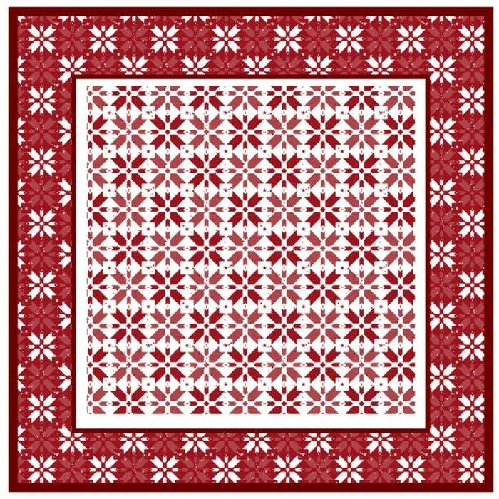 Скатерть Фабрика штор Зимняя 06 145х220 см (3752717) - фото 4