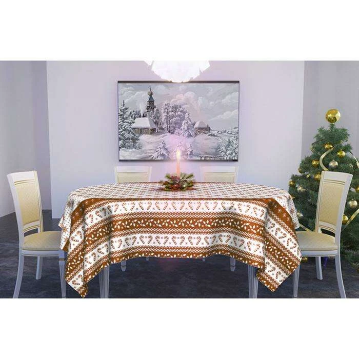 Скатерть Фабрика штор Зимняя 06 145х220 см (3752717)