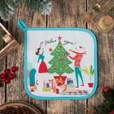 Прихватка "С Новым годом" 19х19см,100% х/л,ватин 250г/м2  - фото 2