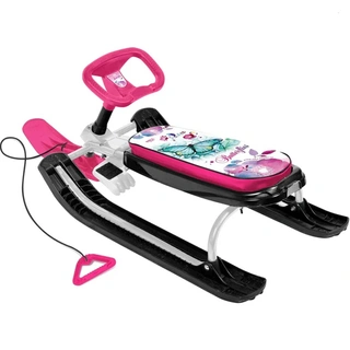 Снегокат Nika kids Ника-Кросс СНК/Б2 белый, принт бабочка