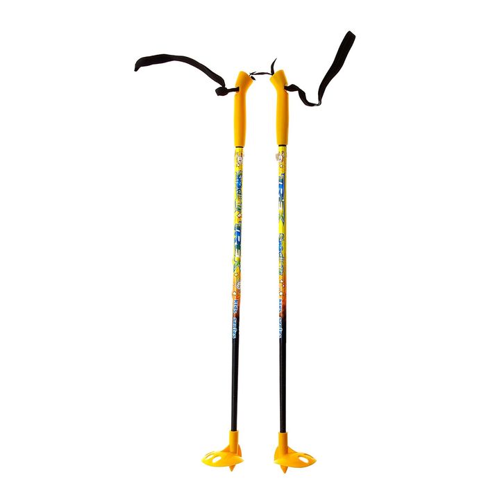 Палки лыжные стеклопластиковые, детские, 65 см, цвет МИКС 