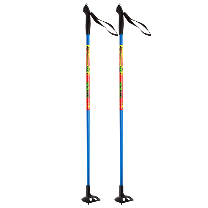 Палки лыжные стеклопластиковые, детские, 75 см, цвет МИКС 