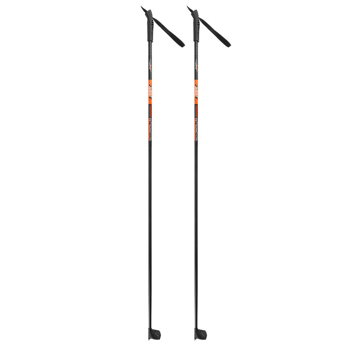 Палки лыжные стеклопластиковые, 135 см, цвет МИКС 