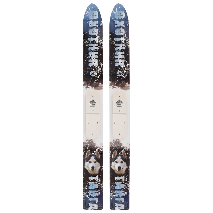 Лыжи охотничьи дерево-пластиковые «Тайга» 155 см 