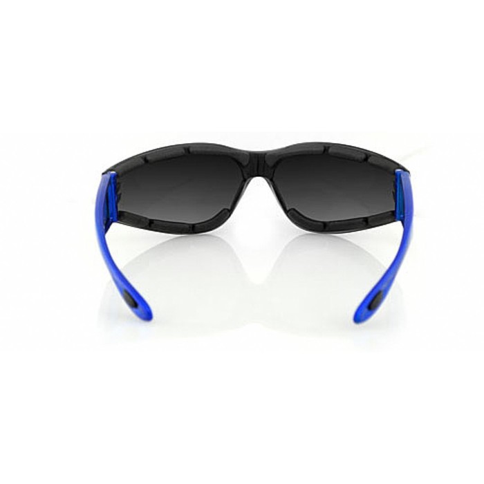Мото очки Shield 2 голубые, дымчатые линзы 