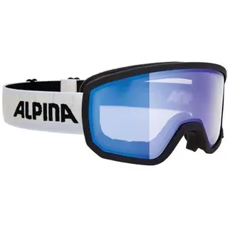 Очки горнолыжные Alpina 2018-19 Scarabeo R black matt HM blue (4010124)