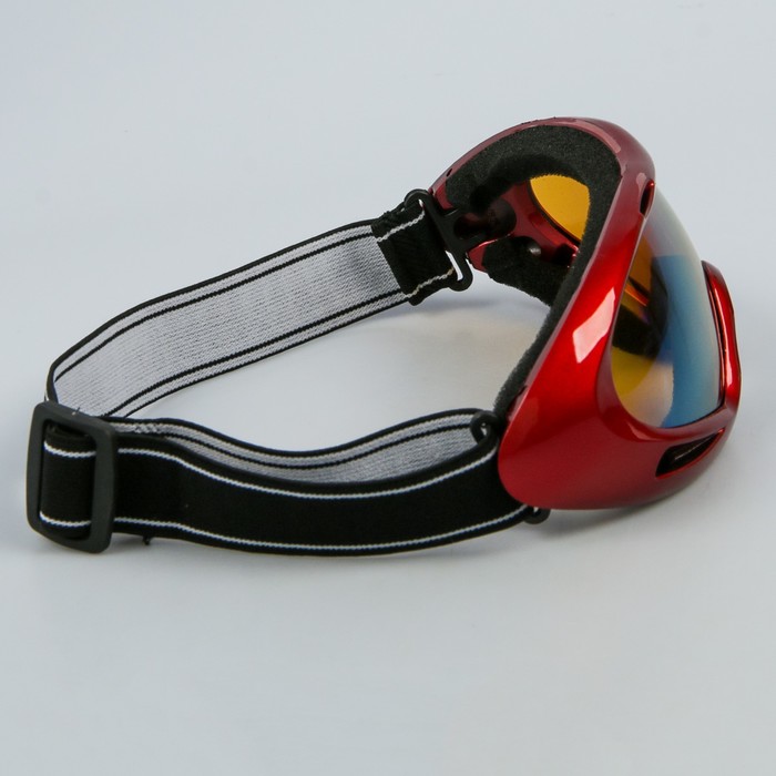 Очки спортивные "Koestler" KO-1055, линзы прозрачные, оправа красная 